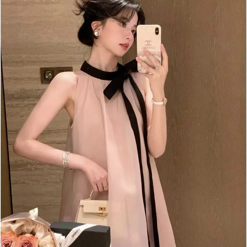 GUOZHEN Sleeveless Dress Women's-2