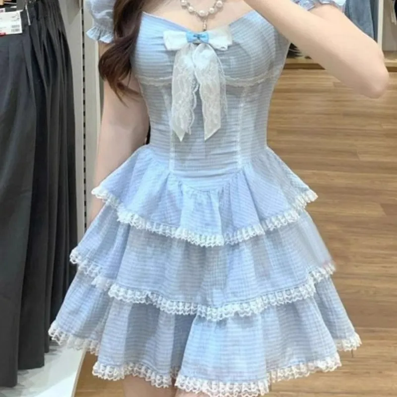 GUOZHEN Short Sleeved Dress Women's-4