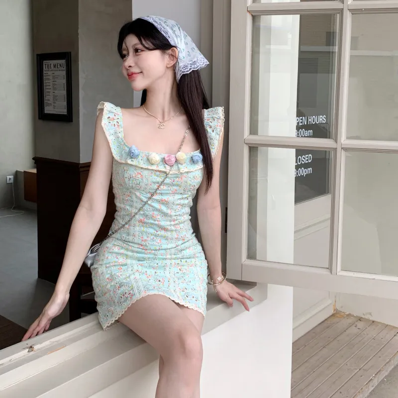 GUOZHEN Sleeveless Dress Women's-2
