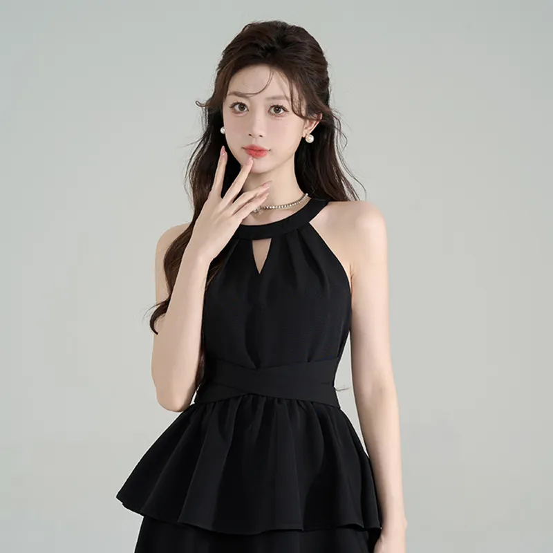 GUOZHEN Sleeveless Dress Women's-7