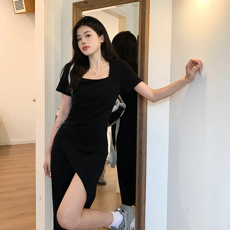 GUOZHEN Short Sleeved Dress Women's-2