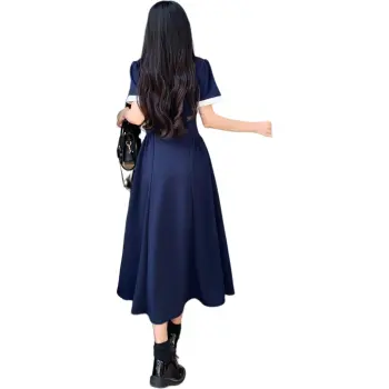 GUOZHEN Short Sleeved Dress Women's