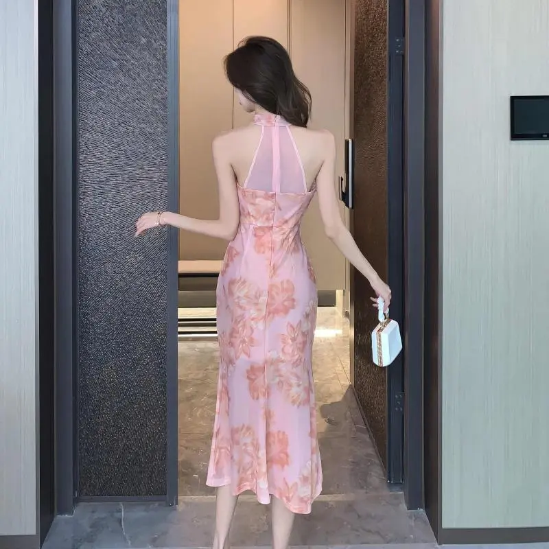 GUOZHEN Sleeveless Dress Women's-1