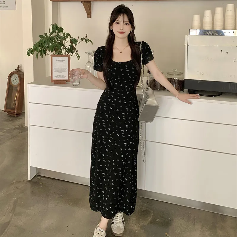 GUOZHEN Short Sleeved Dress Women's-2