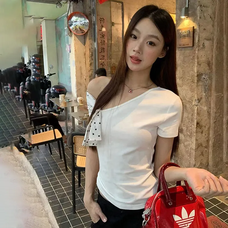 GUOZHEN T Shirts Women's White-7