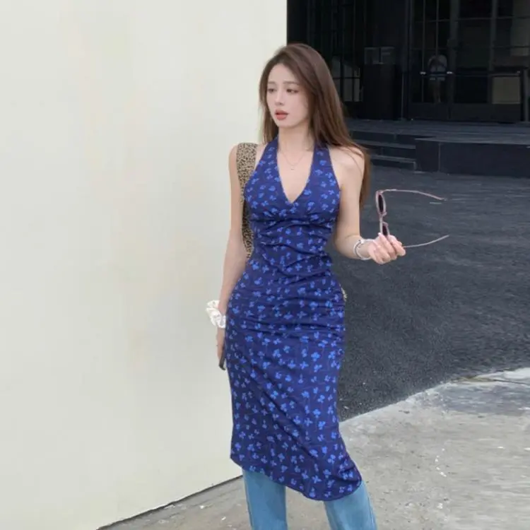 GUOZHEN Short Sleeved Dress Women's-4