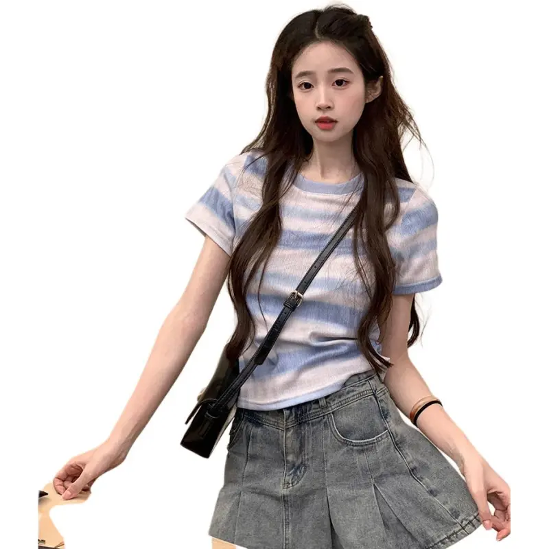GUOZHEN Set in Sleeve T Shirt Women's-1