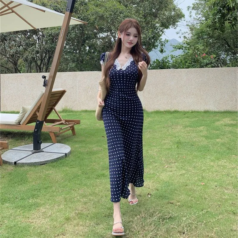 GUOZHEN Short Sleeved Dress Women's-2