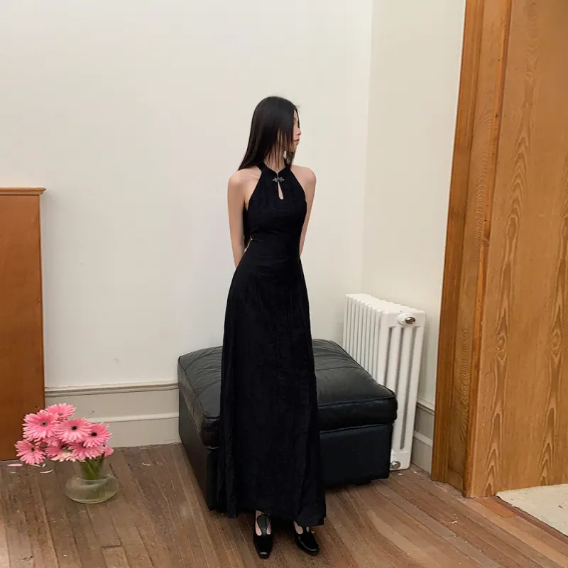 GUOZHEN Sleeveless Dress Women's-5