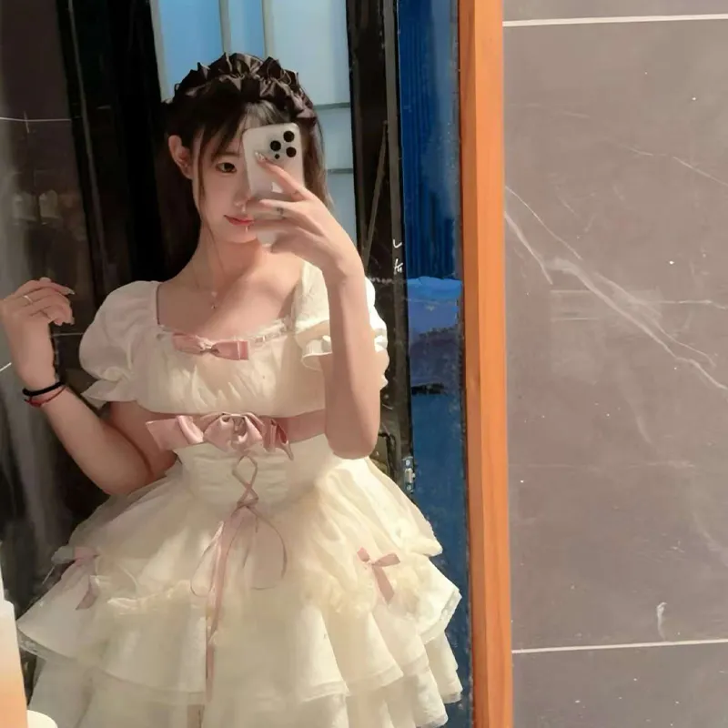 GUOZHEN Short Sleeved Dress Women's-10