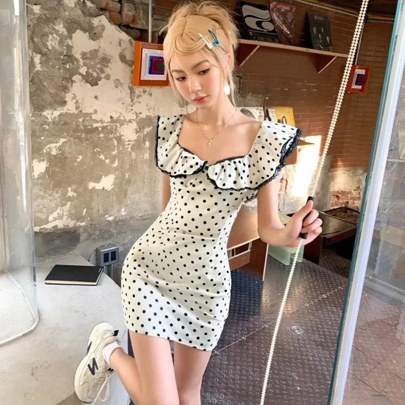 GUOZHEN Short Sleeved Dress Women's-4