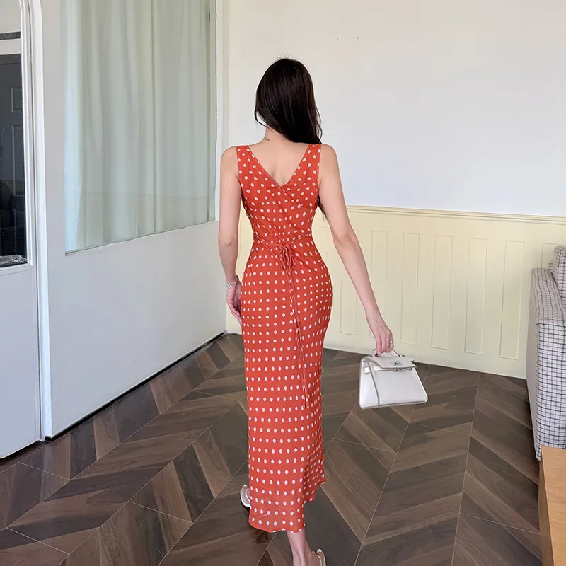 GUOZHEN Sleeveless Dress Women's-1