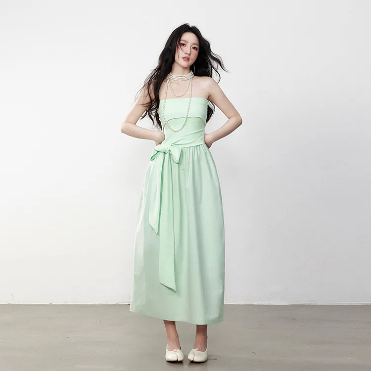 GUOZHEN Sleeveless Dress Women's-2
