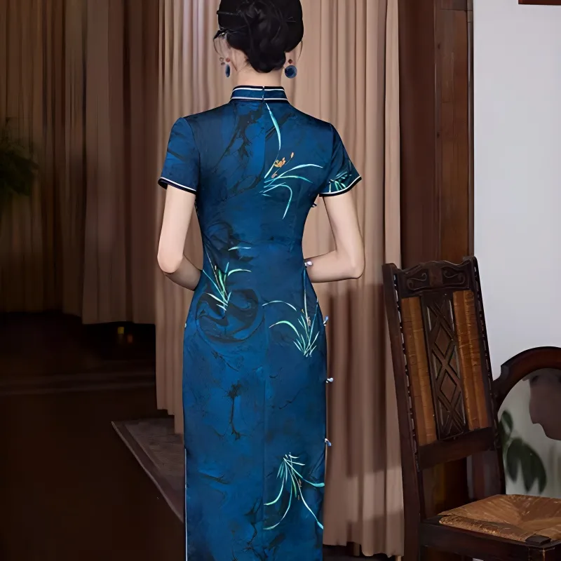 GUOZHEN Short Sleeved Dress Women's-3