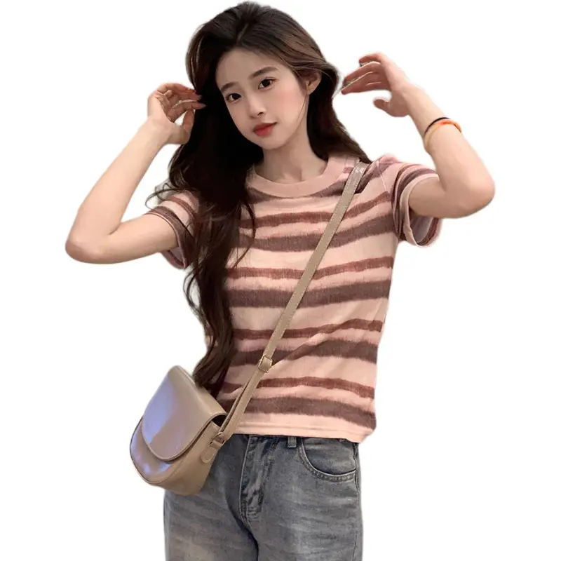 GUOZHEN Set in Sleeve T Shirt Women's-8