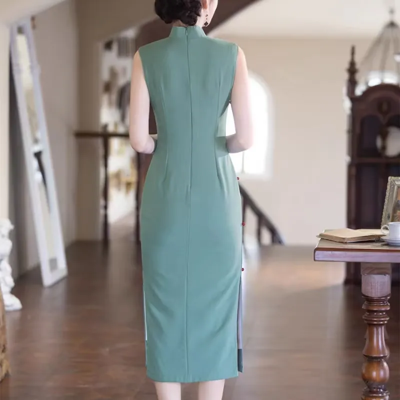 GUOZHEN Sleeveless Dress Women's-5
