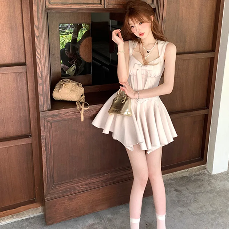 GUOZHEN Sleeveless Dress Women's-8