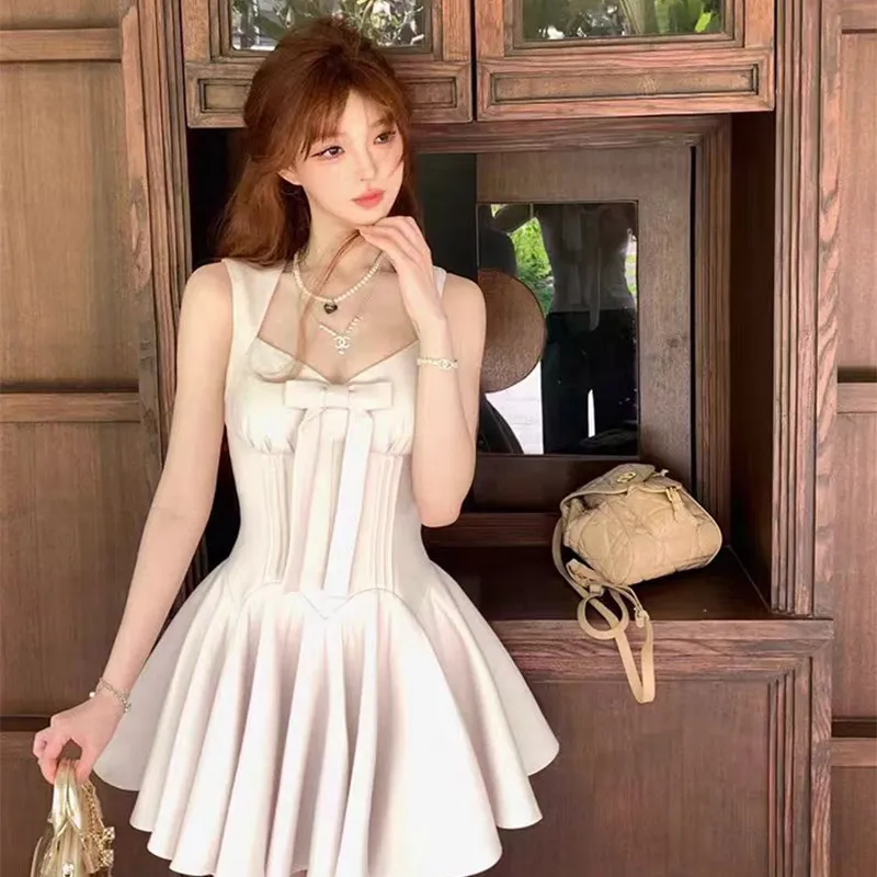 GUOZHEN Sleeveless Dress Women's-7