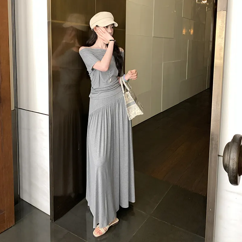 GUOZHEN Two Piece Skirt Sets Women's-3