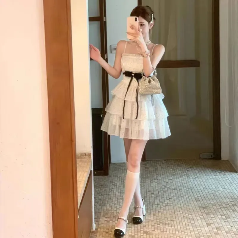 GUOZHEN Slip Dresses Women's-9
