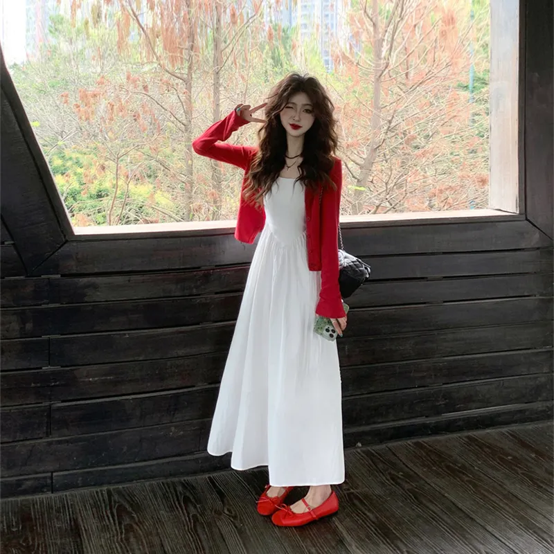 GUOZHEN Two Piece Skirt Sets Women's-2