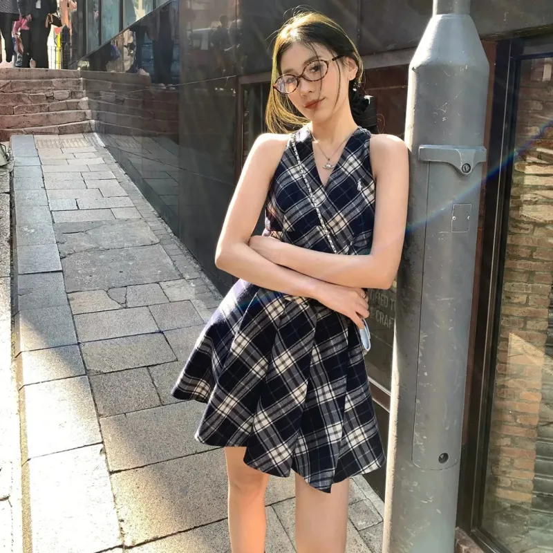 GUOZHEN Sleeveless Dress Women's-2