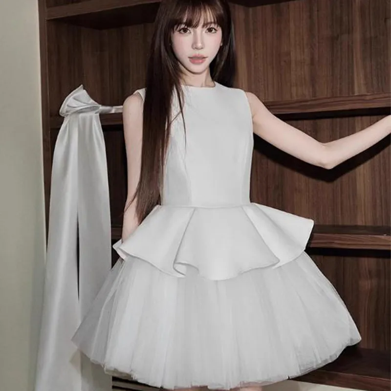 GUOZHEN Sleeveless Dress Women's-8