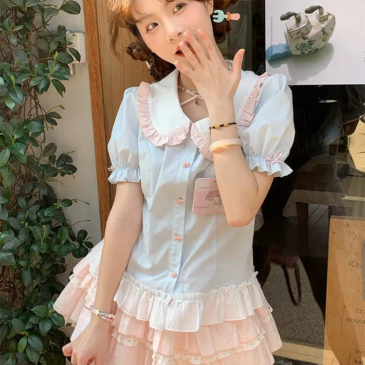 GUOZHEN Two Piece Skirt Sets Women's-5