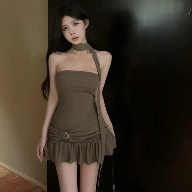 GUOZHEN Sleeveless Dress Women's-2