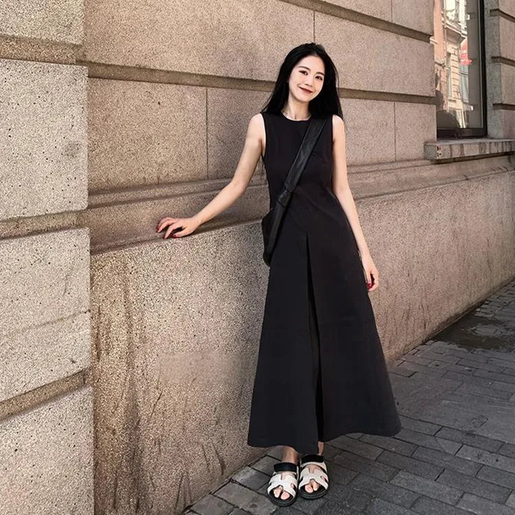 GUOZHEN Sleeveless Dress Women's-11