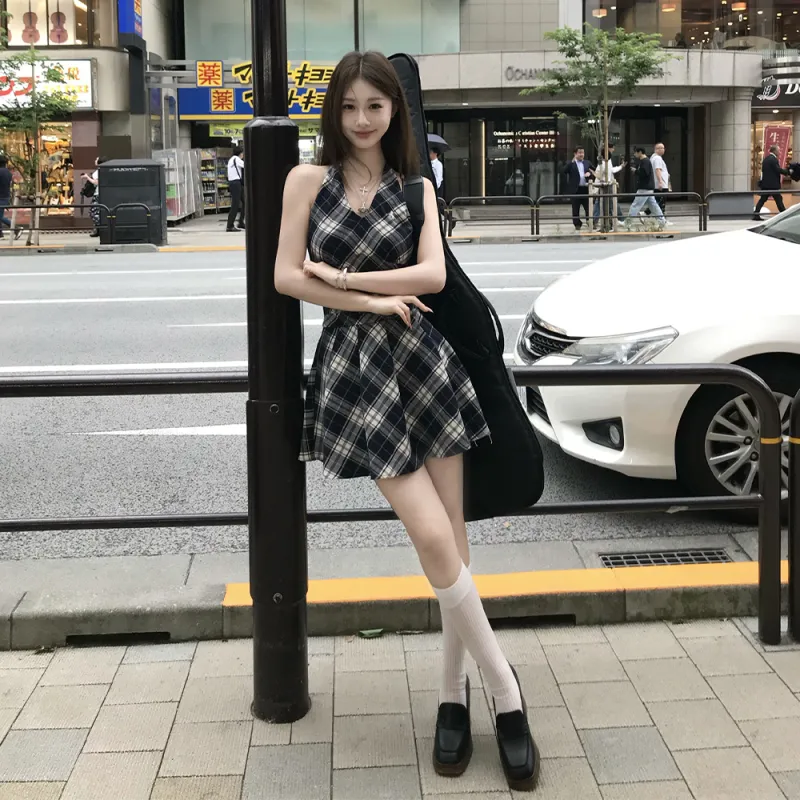 GUOZHEN Sleeveless Dress Women's-3