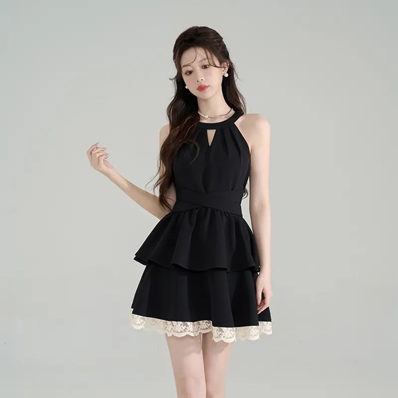 GUOZHEN Sleeveless Dress Women's-4