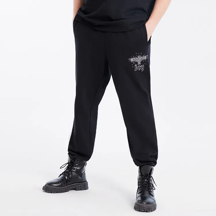 Boy London Casual Pants Unisex Black-3