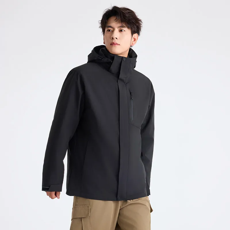 Merry City Water Resistant Windproof Wear Resistant Warm Cold Resistant Rainproof Windbreaker Jacket Unisex-1