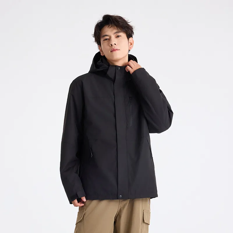 Merry City Water Resistant Windproof UV Protection Breathable Wear Resistant Warm Windbreaker Jacket Unisex-2