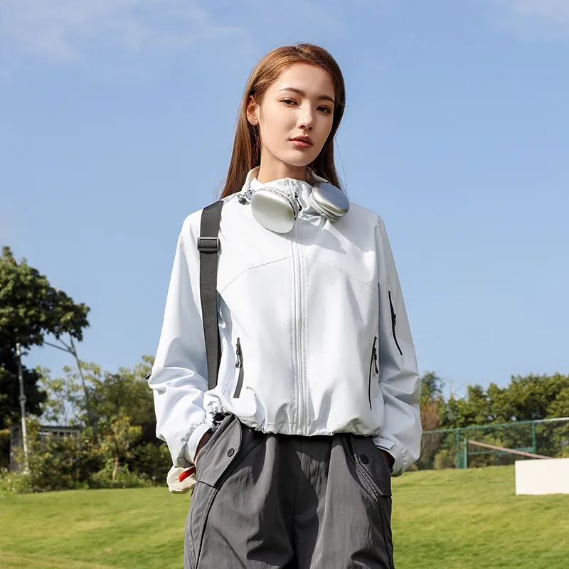 Merry City Breathable Waterproof Windproof And Abrasion Resistant Sun Protection Clothing Women's-3