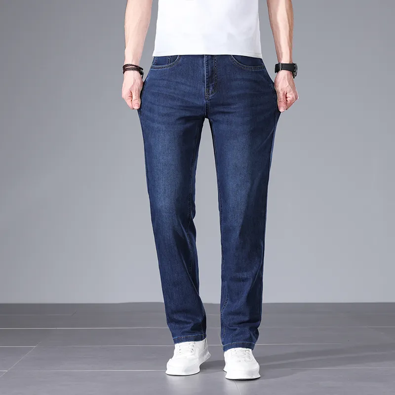 Merry City Jeans Men's Navy Blue-4