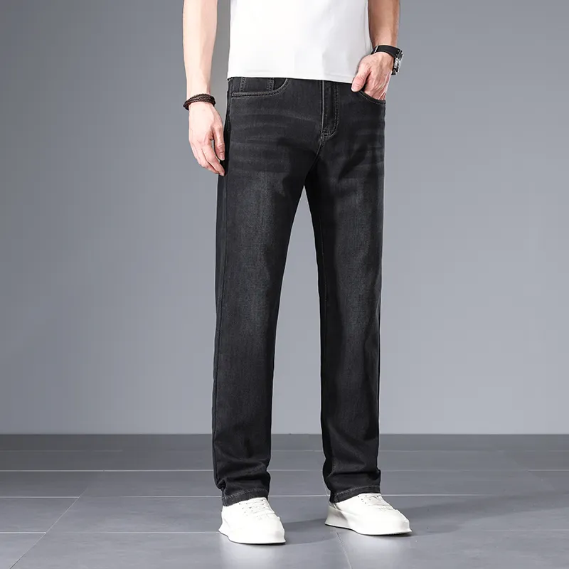 Merry City Jeans Men Black-2