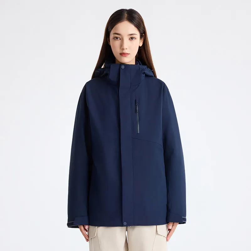 Merry City Water Resistant Windproof Wear Resistant Warm Cold Resistant Rainproof Windbreaker Jacket Unisex-7