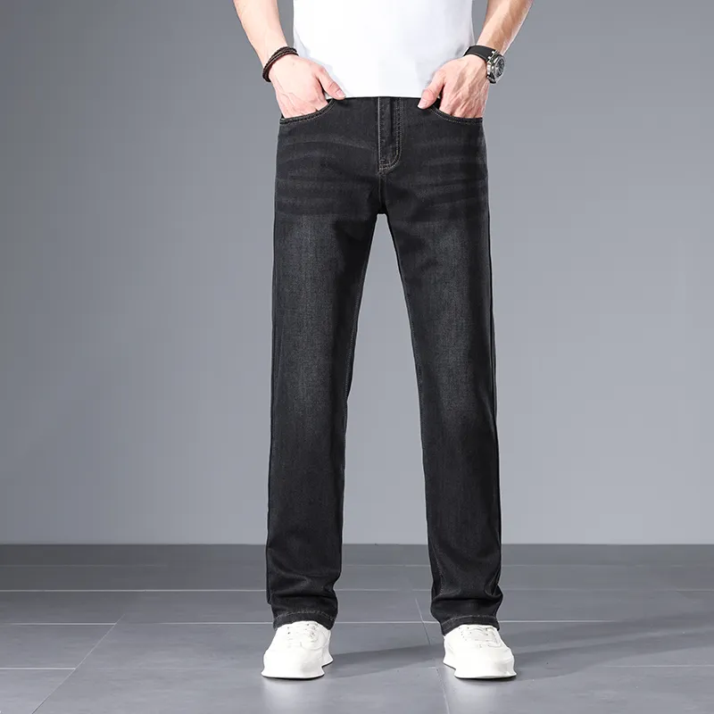 Merry City Jeans Men Black-1