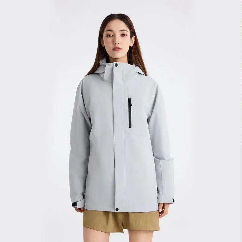 Merry City Water Resistant Windproof Wear Resistant Warm Cold Resistant Rainproof Windbreaker Jacket Unisex-13