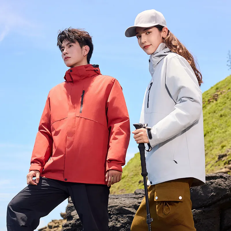 Merry City Water Resistant Windproof Wear Resistant Warm Cold Resistant Rainproof Windbreaker Jacket Unisex-17