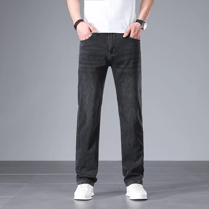 Merry City Jeans Men Black-1