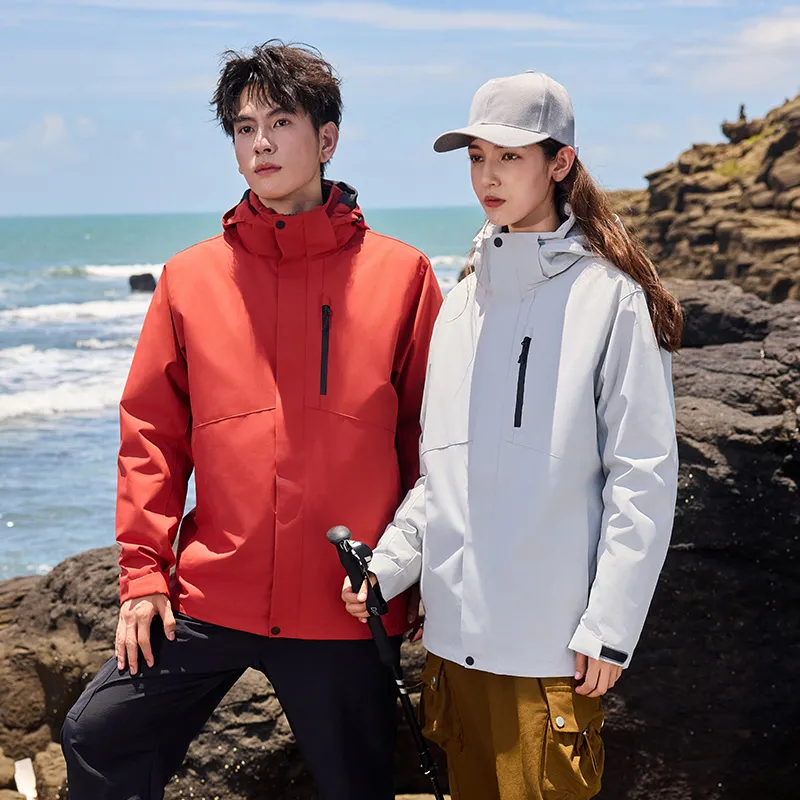 Merry City Water Resistant Windproof Wear Resistant Warm Cold Resistant Rainproof Windbreaker Jacket Unisex-15