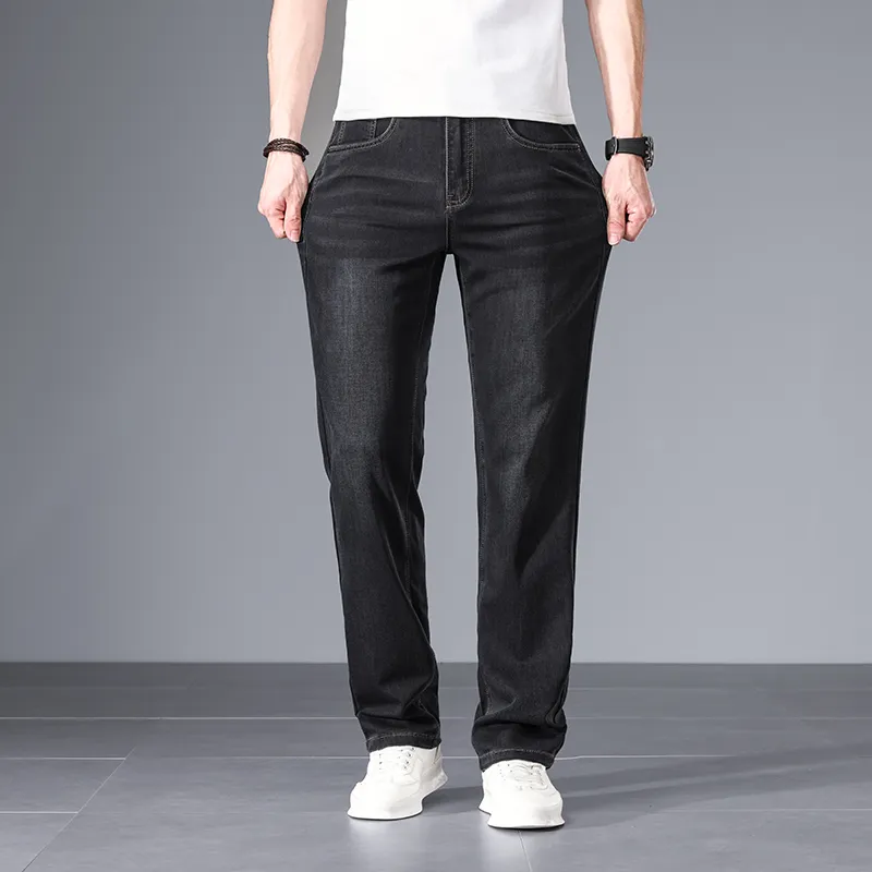 Merry City Jeans Men Black-5