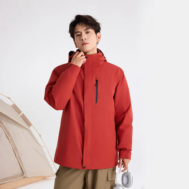 Merry City Water Resistant Windproof Wear Resistant Warm Cold Resistant Rainproof Windbreaker Jacket Unisex-18