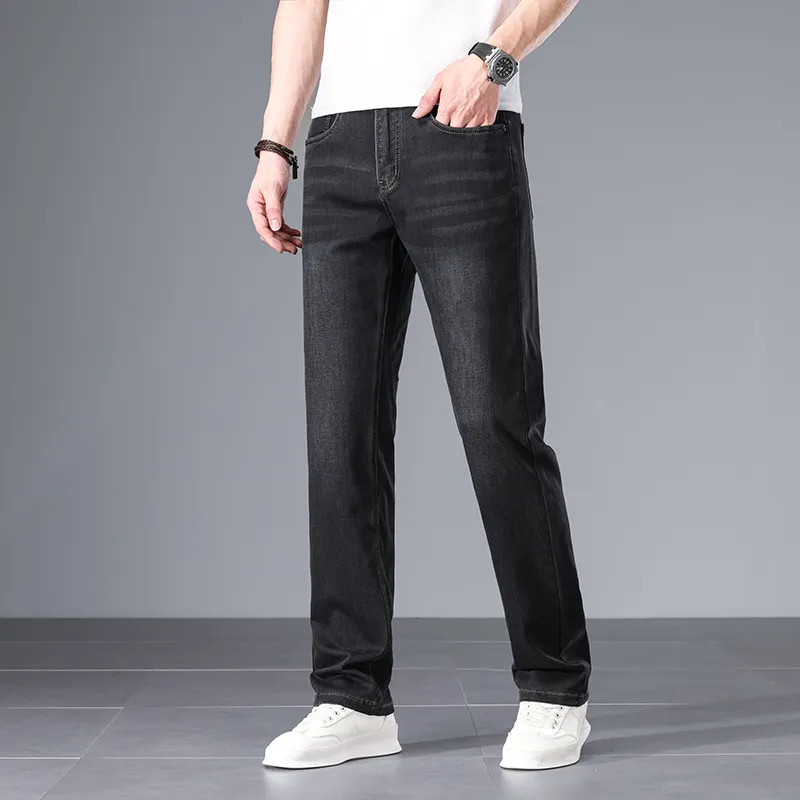 Merry City Jeans Men Black-4