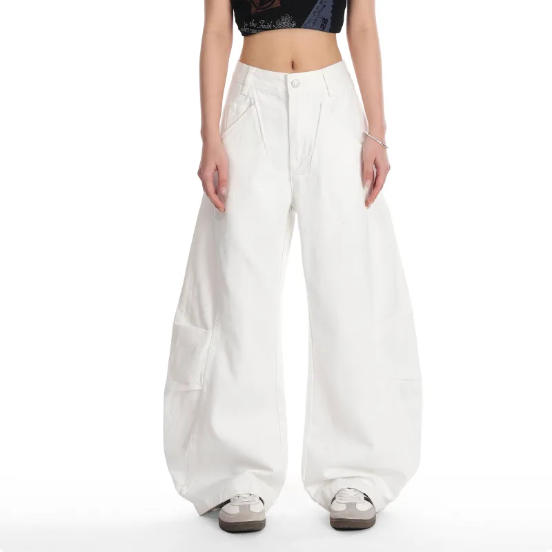 VINMUK Jeans Unisex White-2