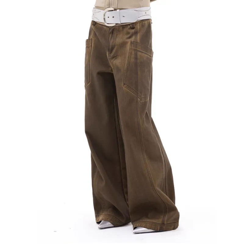 VINMUK Jeans Unisex Khaki-2