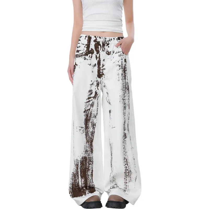 VINMUK Jeans Unisex White-2